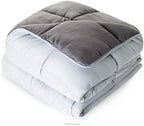 Linenspa Down Alternative Comforter, Stone/Charcoal, Oversized Queen - Image 2