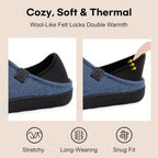 LongBay Mens Slippers with Removable Insole Gifts House Shoes for Indoor - Image 4