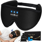 MUSICOZY Bluetooth Sleep Mask Headphones and Travel Storage Case Bundle - Image 2