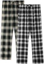 BAMBOO COOL Men's Pajama Bottoms Plaid Pajamas Pants Soft Lounge Woven Pj by BAMBOOCOOL