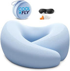 Cool Fly Airplane Travel Pillow Set. Fashion Chic Memory Foam Neck Pillow - Image 2