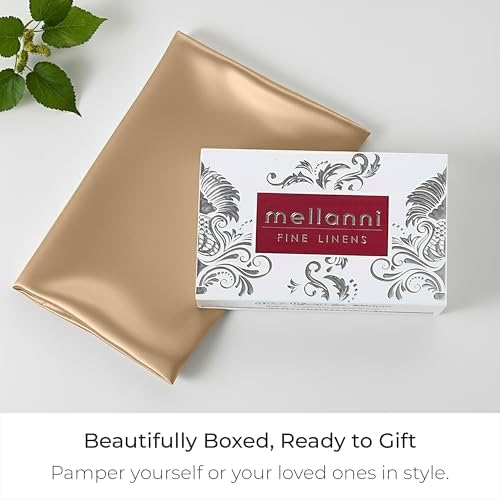 Mellanni Pure Silk Throw Pillowcase - Perfect for Hair and Skin - Image 6