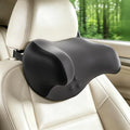 RURISUN U Shaped Pillow,Car Headrest Pillow, for Sleeping with Adjustable Strap Travel Cervical Neck Pillow,100% Memory Foam Breathable Removable Cover(Gray, 1PC) by Unknown