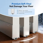 36" Metal Door Sweep with Kick Plate for 1-3/4" Thick Standard Exterior Doors, Aluminum and Vinyl U-Shape Screw-on Draft Stopper for Bottom, Blocks Dust, Insects & Drafts Saves Energy(Silver) - Image 6