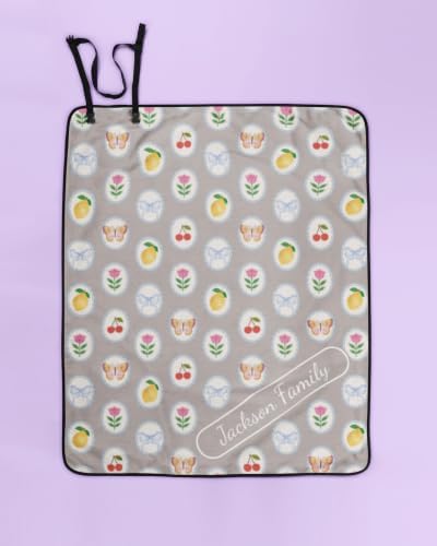 Custom Picnic Blanket, Personalized Waterproof Outdoor Blanket - Image 4