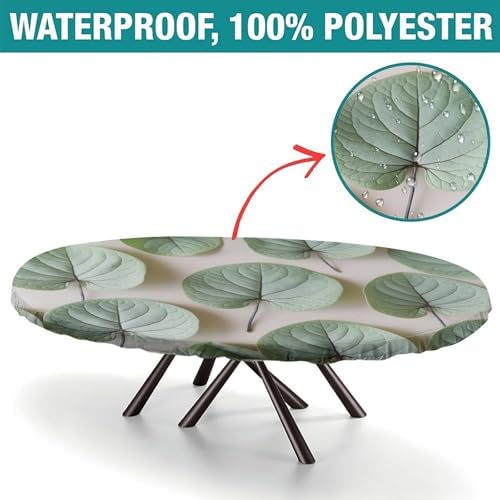 Table Pad Protector, Plaid Pattern Printed on Fitted Table Cloth, for Parties & Celebrations Holiday Dinners, Fits for 48" x 68" Oval Tables - Image 2