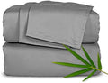 Pure Bamboo Twin XL Sheets, Genuine 100% Organic Viscose Derived from Bamboo Bed Sheet Set, Luxuriously Soft & Cooling, Double Stitching, 2 Year Quality Promise (Twin XL, Stone Grey) by PureBamboo