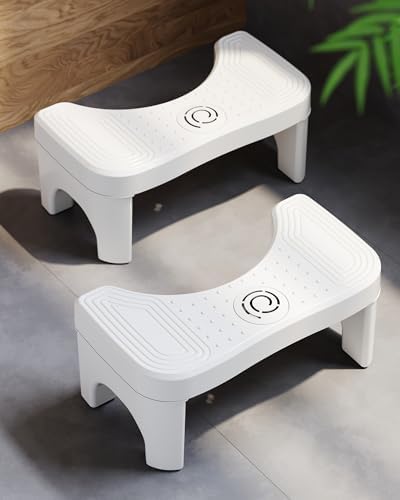 Recximi Poop Toilet Stool, Non-Slip Squat Potty Stool for Adults, 2 Pack by Recximi