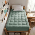 EASELAND Twin XL Mattress Pad Cotton Pillow Top Mattress Topper for Dorm by EASELAND