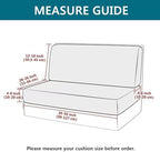 KRFOONN RV Dinette Cushion Covers Stretch Camper Cushions Cover, T7 - Image 2
