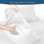 Moonsea Deep Pocket King Sheet Set - 6 Piece Bed Sheets King Size - White - Image 5