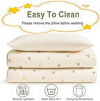 Toddler Nap Mat with Pillow & Minky Dot Blanket, Extra Large Roll Up Sleeping Mat for Daycare, Preschool & Kindergarten,Slumber Bags for Girls - Image 3