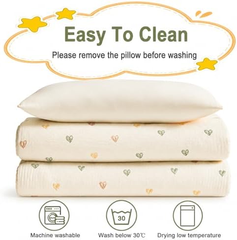 Toddler Nap Mat with Pillow & Minky Dot Blanket, Extra Large Roll Up Sleeping Mat for Daycare, Preschool & Kindergarten,Slumber Bags for Girls - Image 3