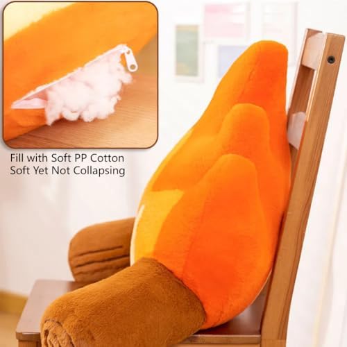 Reading Pillow for Sitting in Bed - Funny Campfire Back Rest, Fake Fire Backrest for Chair, Couch, Sofa and Car - Cartoon Bonfire Design - Image 4