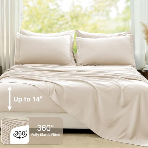 FUANNA King Comforter Set 7 Pieces, Luxury Bed in a Bag Soft Bedding Sets - Image 6