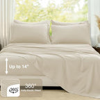 FUANNA Full Comforter Set 7 Pieces, Luxury Bed in a Bag Soft Bedding Sets - Image 6