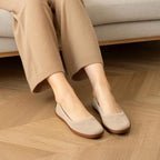 DREAM PAIRS Womens Ballet Wide Toe Arch Support Knit Flats - Image 2