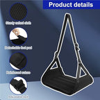 Foot Hammock for Plane Travel 2Pcs Airplane Foot Hammock Portable Oxford Cloth Footrest with Adjustable Strap Comfortable Plane Leg Car Travel Essential - Image 4