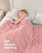 Mr. Sandman Cooling Weighted Blanket for Adults, Queen Size 15 lbs, 48″x72″ - Image 5