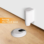 3 Pack Magnetic Door Stopper, Retractable Magnet Floor Door Stop with 0.4 in (10mm) Extension Base, Adhesive Door Magnetic Catch, Door Holder for Gaps Up to 1.4 in (35mm), White WT-3 - Image 4