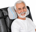 Memory Foam Headrest Pillow for Recliner – B-Shaped Neck Pillow with Stabilizer Strap, Soft Plush Fabric - Ultimate Neck Support and Pain Relief (Slate) by EPHEDORA