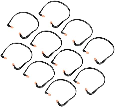 Ipetboom 20pcs Earplugs Reusable Banded Ear Plugs for Construction Loud Noise Hearing Protection Snoring Airplane Travel Memory - Image 4