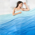Elegear Gradient Cooling Comforter Queen Size for Hot Sleepers, 79" x 86" by Elegear