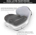 Dual-Layer Memory Foam Car Seat Cushions for Driving, with Lumbar Support - Image 3