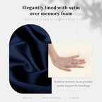 Satin Purse Pillow Insert for Birkin 25, Blue Nuit - Image 4