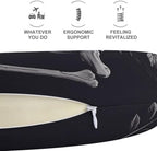 Aesthetic Skeleton U Shape Memory Foam Travel Neck Pillow - Image 4