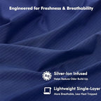 Elegear Silver-Infused Cooling Blanket for Hot Sleepers, Queen - Image 5