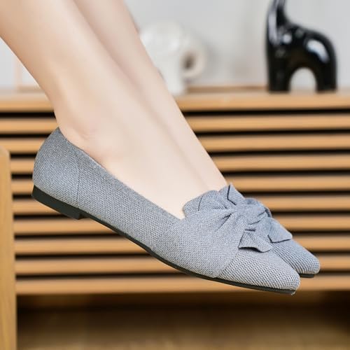 HIULYCENCE Flats for Women Pointed Toe Ballet Flats - Image 7
