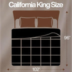 Utopia Bedding California King Comforter, Duvet Insert, Black, 96 x 102 in - Image 2
