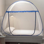 Mengersi Mosquito Net Tent,Pop-Up Bed Canopy with Net Bottom,Mosquito Netting Bed Tent for Kids Girls Boys,Suit for Indoor Outdoor (Twin,Blue) - Image 4