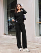 Ekouaer Two Piece Sets for Women Fall Lounge Sets Casual Matching Outfits - Image 3