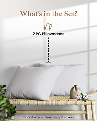 1000 TC Standard Pillowcases Set of 2 100% Egyptian Cotton Pillow Cases - Image 3
