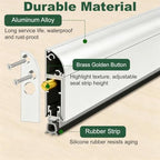 Adjustable Automatic Door Sweep with Neoprene Insert and Hardware - Image 4