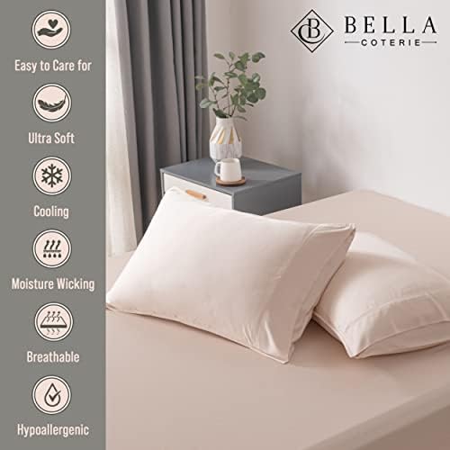 Bella Coterie | Luxury Bamboo Viscose Queen Size Pillowcase Set - Image 2