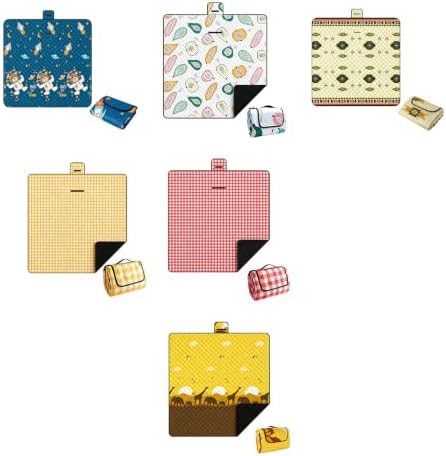 Quilted Picnic Blanket for Yard Seating, Type 5 - Image 4