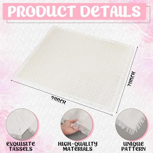 14 Pack Extra Large Pink Picnic Blanket Kit 91x71'' Outdoor Boho Pink Rug - Image 5
