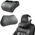 Universal Memory Foam Car Headrest Neck Pillow, Ergonomic Support (Black,Set) by Dododox