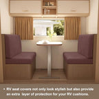 Eco-Ancheng RV Dinette Cushion Covers Seat Covers Camper Cushions Slipcover - Image 6