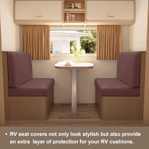 Eco-Ancheng RV Dinette Cushion Covers Seat Covers Camper Cushions Slipcover - Image 6