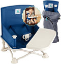 OmniBoost Booster Seat with Tray, Travel High Chair, Baby Chair, Dark Blue by hiccapop