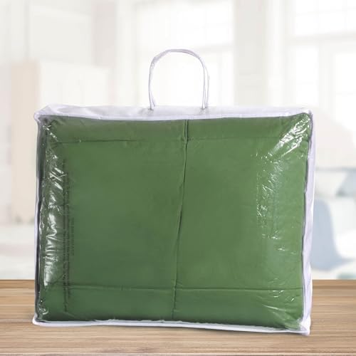 SUPERIOR All Season Down Alternative Comforter, Twin XL, Terrace Green - Image 4