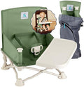OmniBoost Booster Seat with Tray, Travel High Chair, Baby Chair, Green by hiccapop