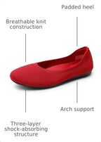 DREAM PAIRS Women's Dress Knit Ballet Comfort Flats - Image 3