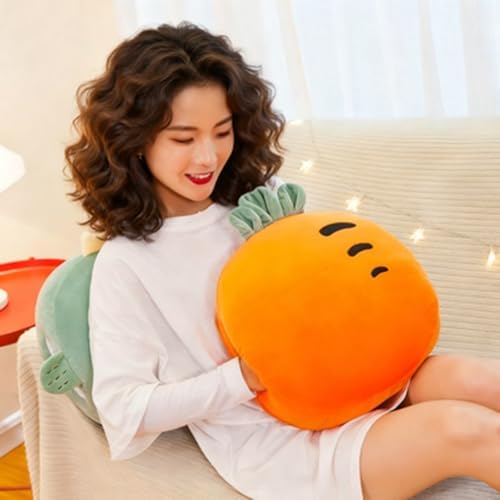 Fruit Travel Blanket and Pillow Set, 3 in 1 Plush Pillow with Warm Hands Pillow Blanket, Children's Gift Travel Airplane Train Office Nap (E) - Image 5