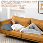 Knee Wedge Pillow for Post-Surgery Recovery-Leg Elevation Support for Sleep Position, Alleviating Lower Back & Hip Pain Enhancing Circulation in Ankles Legs Triangle Pillow with Removable Cover - Image 6