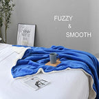 NANPIPER Throw Blanket Sherpa Flannel Blankets Soft Fuzzy Plush Fleece Microfiber for Bed/Couch (60"x80",Princess Blue) - Image 6